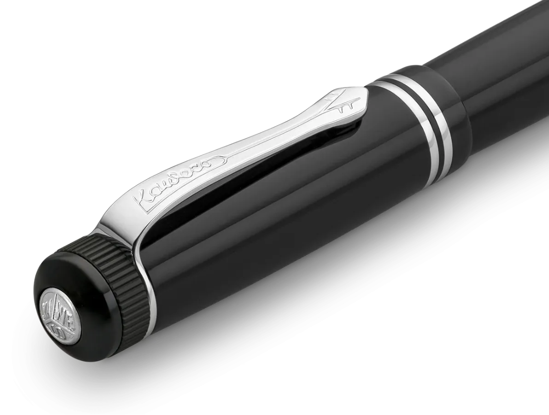Kaweco DIA2 Siyah Krom Roller Kalem - kalemdunyasi.com