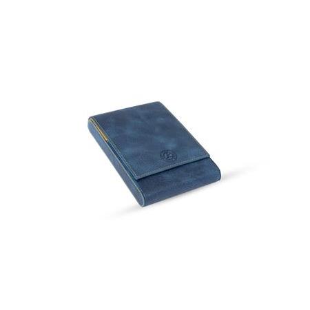 Kric Beşli Deri Kalem Kılıfı – Mavi