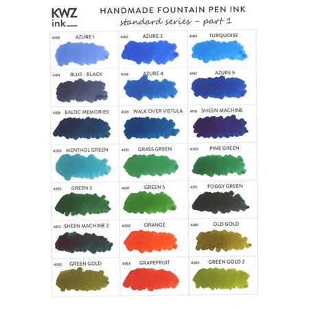 KWZ Turquoise Dolma Kalem Mürekkebi