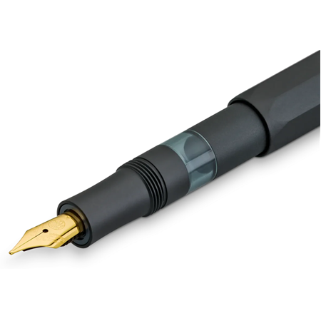 Kaweco AL Sport Piston Filler Black/Gold Dolma Kalem Seti